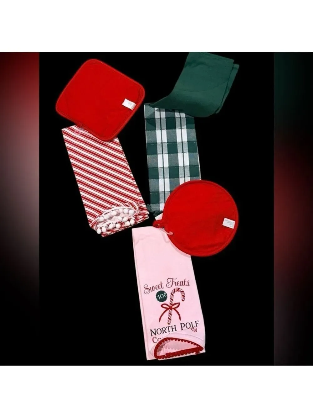 Christmas Kitchen Towel Set New